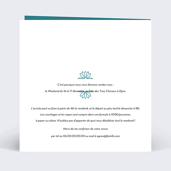Invitation Toutes Occasions Mosaïque