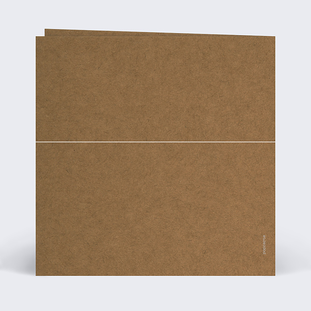 Invitation Anniversaire Timeline Kraft Verso