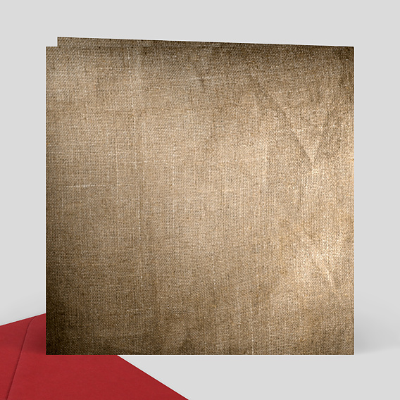 Carte d'invitation Millésimé Verso