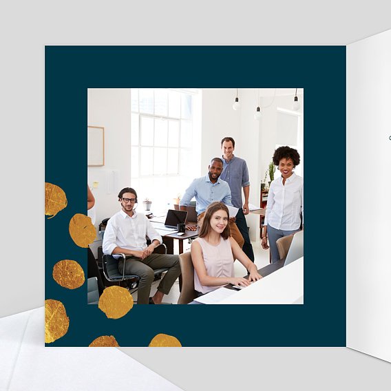 Invitation professionnelle Graphique Chic Intérieur Gauche