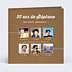 Invitation Anniversaire Adulte Timeline Kraft