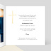 Faire-part communion Communion Croix d'or Intérieur Droit