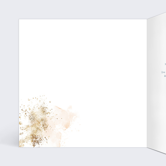 Invitation Toutes Occasions Dorure Mystique