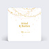 Cartes invitation mariage Fairy Lights
