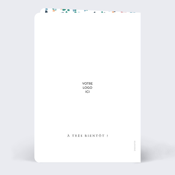 Invitation professionnelle Inauguration Balloons Verso