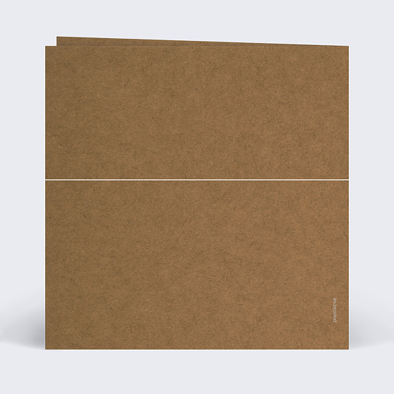 Invitation anniversaire Timeline Kraft Verso