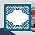 Faire-part communion Découpe Dentelle Intérieur Gauche