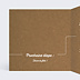 Invitation anniversaire Timeline Kraft Intérieur Gauche