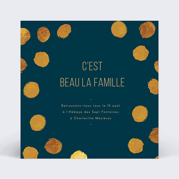 Invitation Graphique Chic Recto