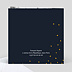 Carte d'invitation Poussières Étoiles Verso