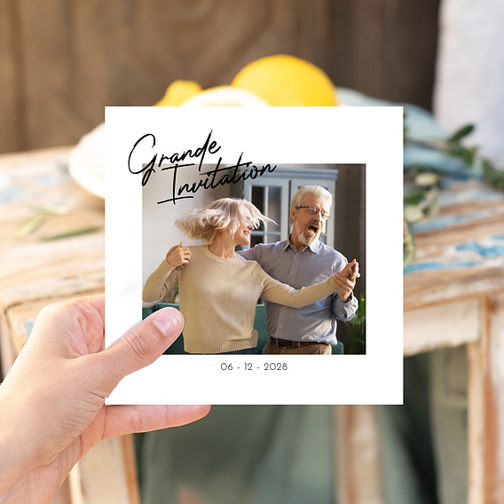 Carte d'invitation Signature Après 1