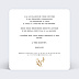 Faire-part communion Golden Jungle Verso