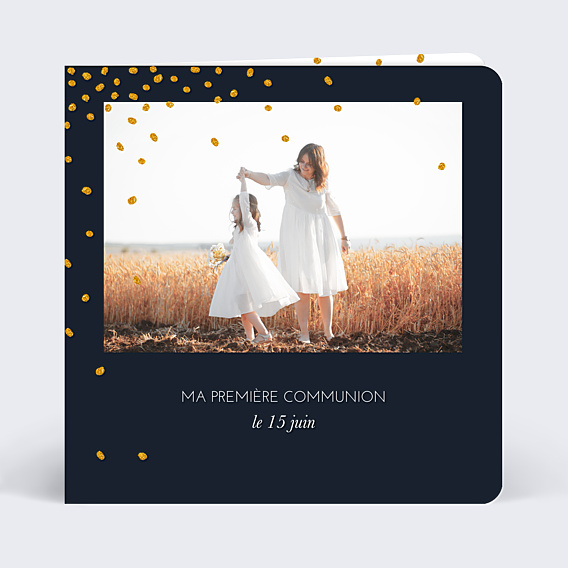 Faire-part Communion Poussière d'Étoiles