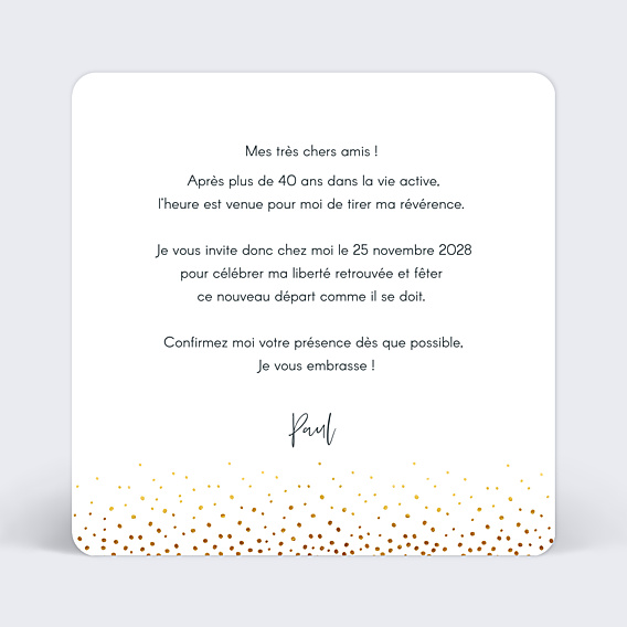 Invitation Toutes Occasions Élégance