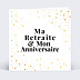 Invitation Toutes Occasions Dorure Pois Graphique