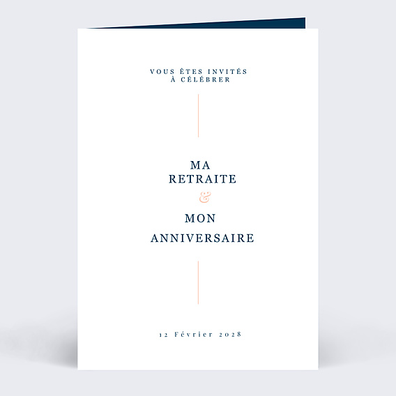 Carte d'invitation Collection Caractère