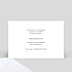 Invitation professionnelle Charme Classique Verso