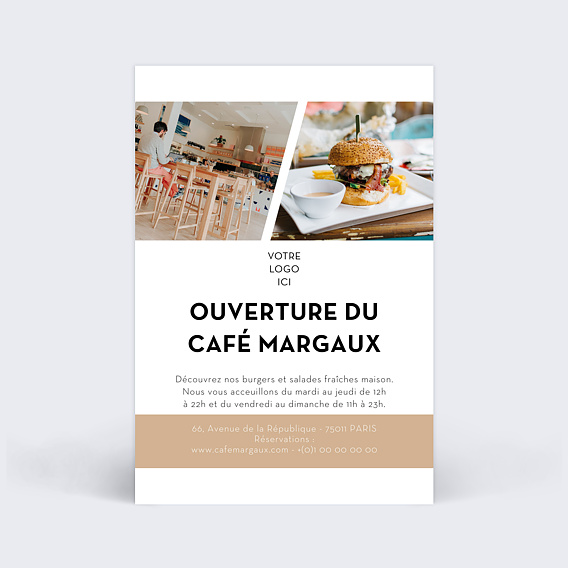 Invitation professionnelle Présentation Graphique Recto