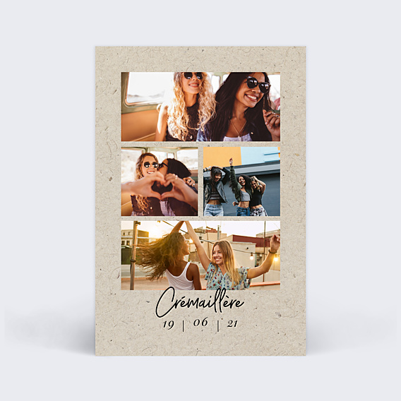 Invitation Toutes Occasions Carte Chinée IV