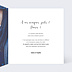 Faire part Pacs Calligraphie Oui Intérieur Droit