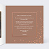 Carte d'invitation Champagne Confettis Intérieur Droit