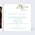 Faire-part communion Herbarium Intérieur Droit