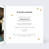 Faire-part communion Pois Ocre Intérieur Droit