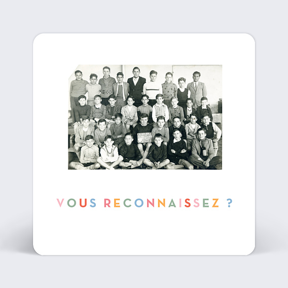 Invitation Toutes Occasions Devinette Colorée