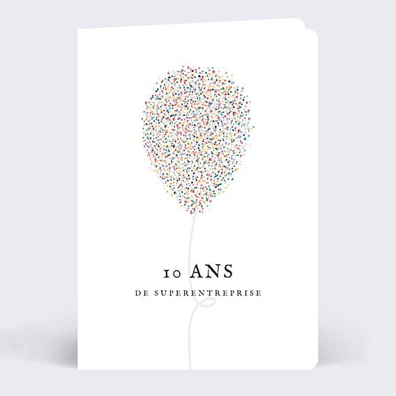 Invitation Professionnelle Inauguration Balloons