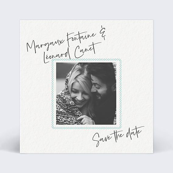 Faire-part Pacs Liseret
