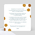Carte d'invitation Graphique Chic Verso