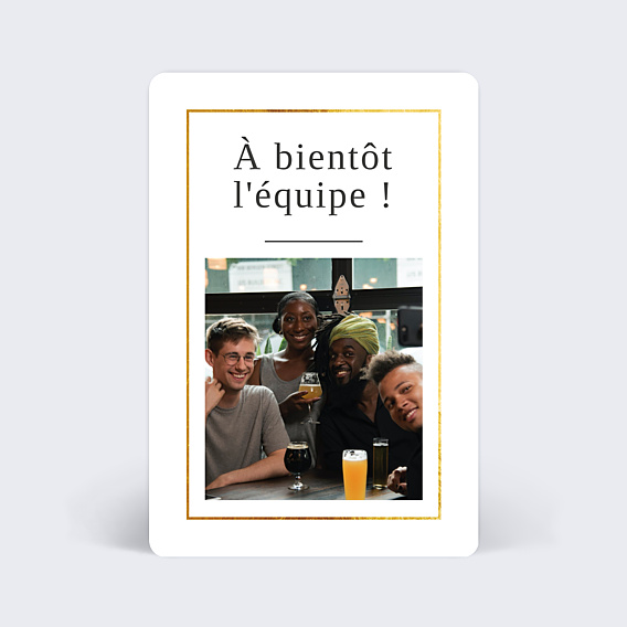 Carte de départ A Bientôt l'Equipe