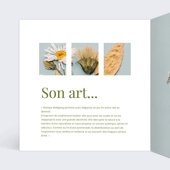 Invitation Professionnelle Style Editorial