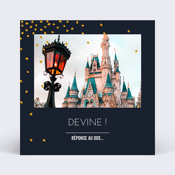 Carte de Noël Poussière d'étoiles - Bon pour