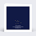 Carte de Noël  Multiphotos Bleu Verso