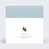 Carte de Noël  Village Hiver Verso