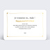Carte de Noël  Jolies feuilles - Bon pour Verso