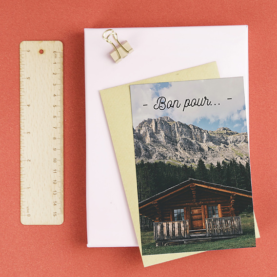 Carte de Noël  Tirets Bon pour Après 4