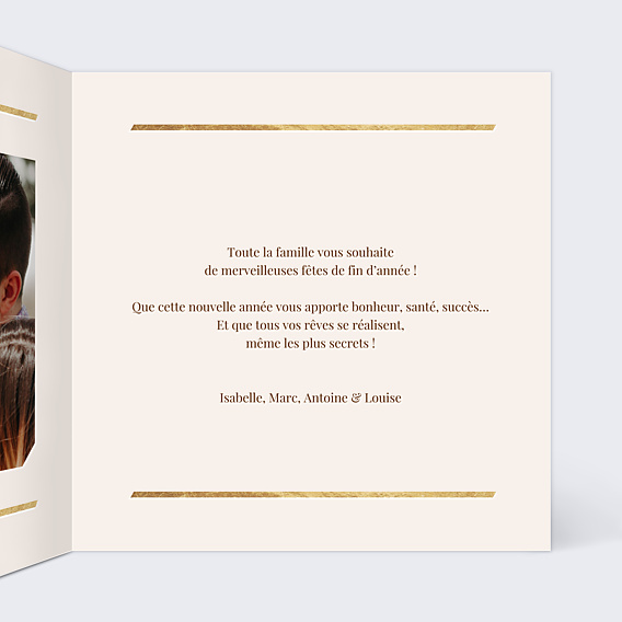 Carte de Noël Typo graphique