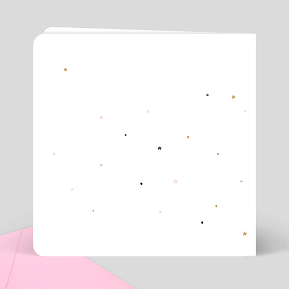 Carte de Noël  Jolie princesse Verso