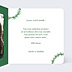 Carte de Noël Couronne de Noël sans photo