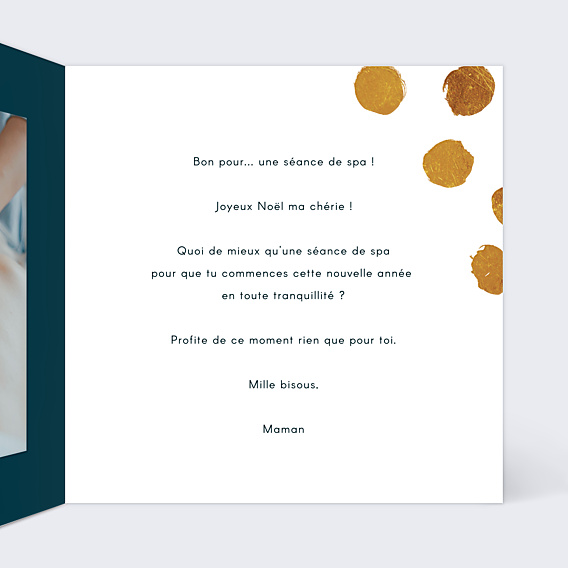 Carte de Noël Graphique chic