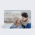 Carte de Noël Typographie (dos photo)