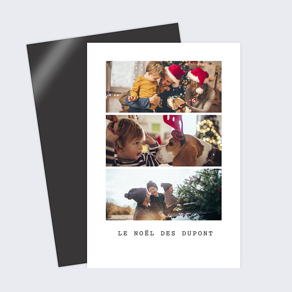Carte de Noël Polaroid Simple III