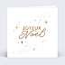 Carte de Noël Découpe Étoiles