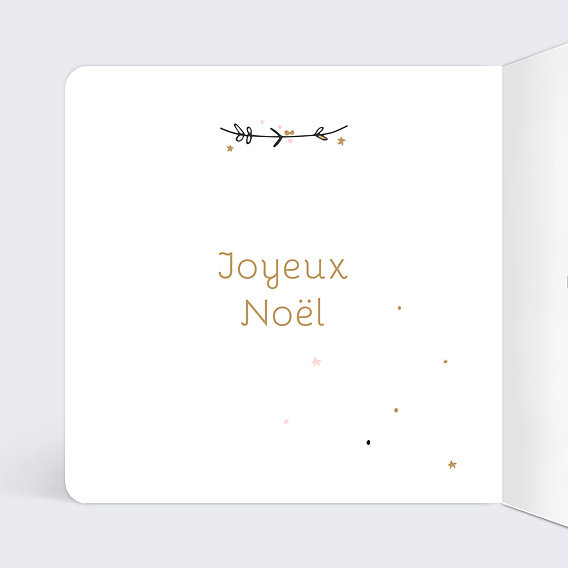 Carte de Noël Jolie princesse
