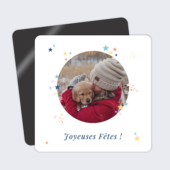 Carte de Noël Petites étoiles