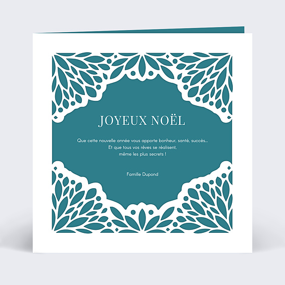 Carte de Noël  Mosaïque Recto