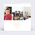 Carte de Noël Dorure Etoiles Noël 3 Photos