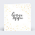 Carte de Noël  Dorure pois bonne année